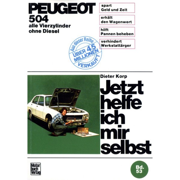 Peugeot 504 1968-1979 Jetzt Helfe Ich Mir Selbst Reparaturhandbuch Motorbuch-image