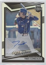 2022 Elite Extra Edition Prime Numbers A Signatures /185 Tres Gonzalez Auto nd3