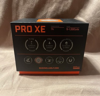 Bushnell Pro XE Golf Laser Rangefinder - Black/Silver (201950) for