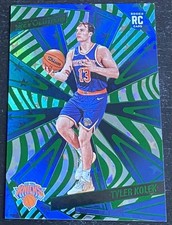 2024-25 Panini Revolution Green Storm /149 #136 Tyler Kolek RC - Knicks MINT