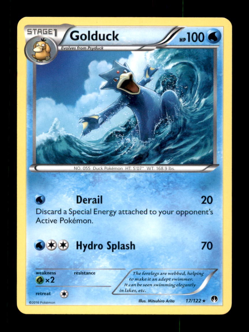 GOLDUCK 17/122 R BREAKPOINT POKEMON LP