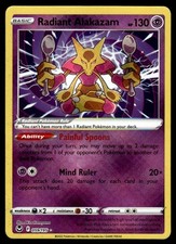 2022 Sword & Shield - Silver Tempest Radiant Alakazam Basic/Radiant Rare #59