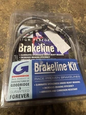Goodridge Buell S1 Lightning Braided Brake Line Assy BU1802-2RCH