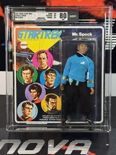 CASE FRESH Star Trek 1975 Mego vintage Series 2 MR. SPOCK AFA 80 (C80 B80 F85)