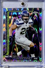 ZACH CHARBONNET RARE TOPPS CHROME RAYWAVE REFRACTOR INVESTMENT CARD SEAHAWKS SP