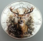Buck - Deer - Limited Edition American Silver Eagle 1oz .999 Silver Dollar Coin