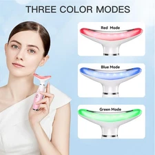 Pink Facial & Neck Massager – Skin Lifting & Relaxing Beauty Device