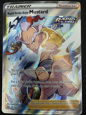 Rapid Strike Style Mustard 162/163 Battle Styles Full Art 2021 Pokémon