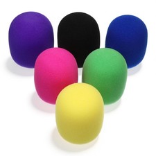 Microphone Cover Colorful Foam Mic Cover Microphone Foam Covers Handheld Stage M