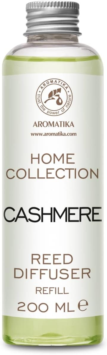 Refill Reed Diffuser Cashmere 200ml - Aroma Refill for Reed Diffuser - Long Las