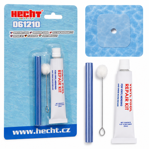 Pool Reparaturset Unterwasser Reparatur Set Vinyl Kleber Poolfolie Loch Kleben-image