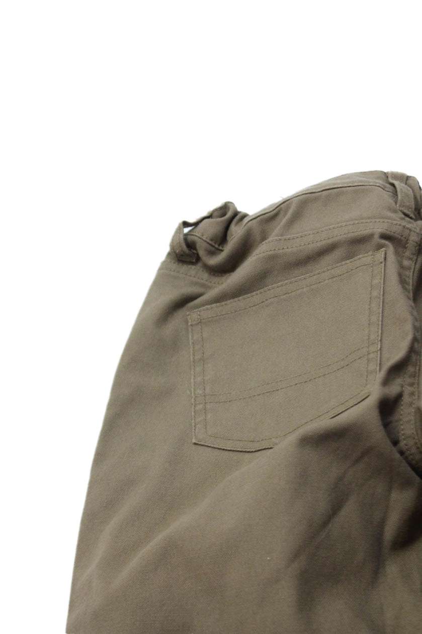 Carhartt Childrens Boys Straight Leg Casual Pants Bark Brown Cotton Size 12 thumbnail 4