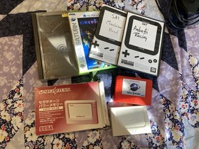 Sega Saturn MK-80000A With Controllers & 15 Games & Pound HDMI Adapter +extras