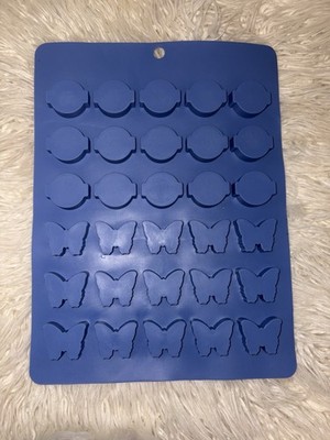 NEW Scentsy Silicone Mold Blue Butterfly Logo Mold for Candle Wax Samples Melts