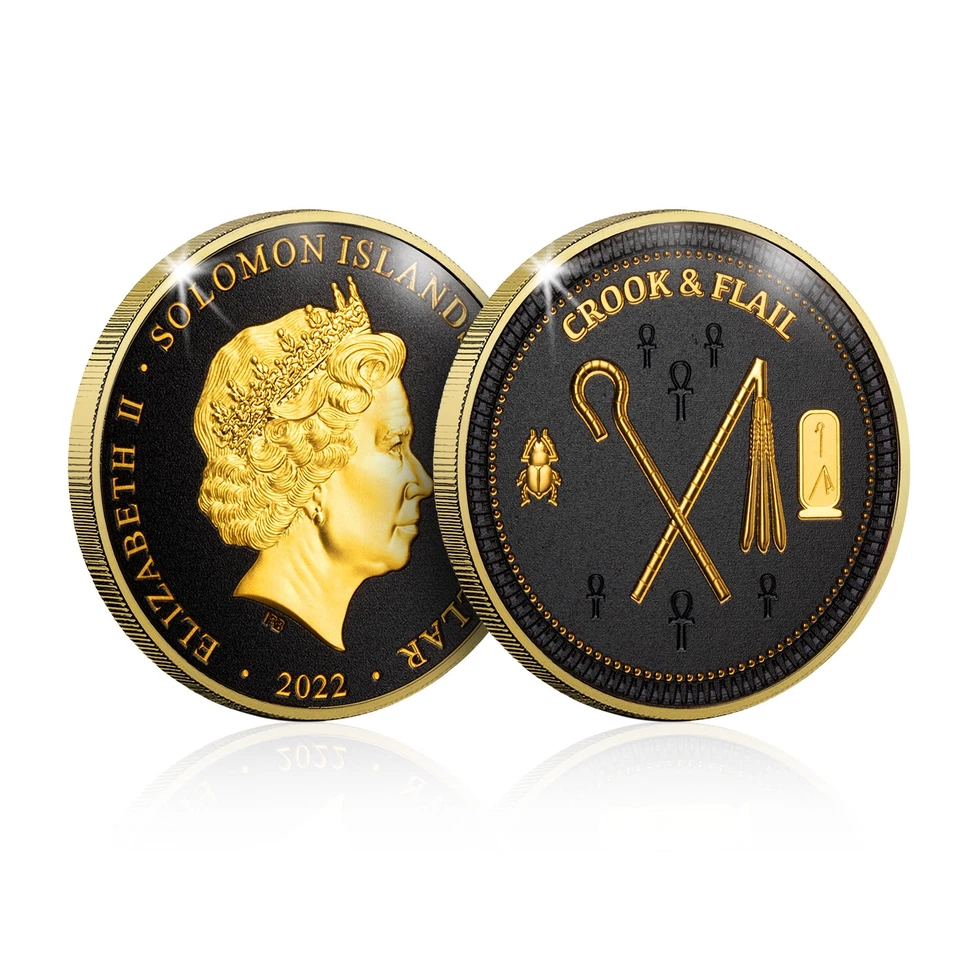 Juego de Caja Los Misterios del Antiguo Egipto - 3 Monedas Coleccionables Edición Limitada Foto 4 de 4