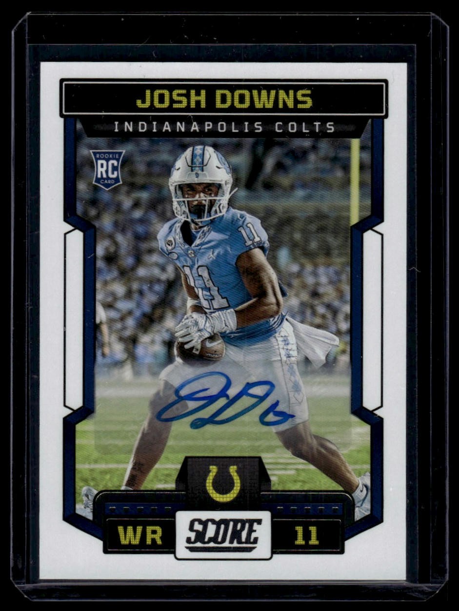 2023 Score #349 Josh Downs Signatures