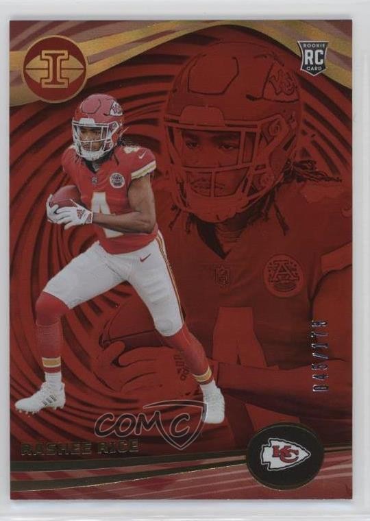2023 Panini Illusions Red 45/175 Rashee Rice #56 Rookie RC 11qd