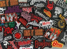 ROCK BAND METAL PUNK PATCHES LOTS TO CHOOSE FROM  LOOK  COMBINED SHIPPING