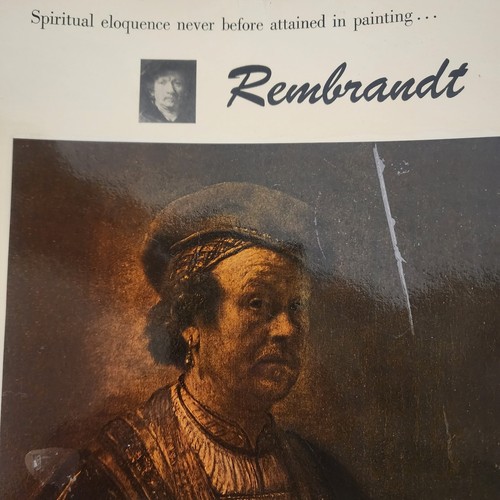 Vtg 1952 Abrams Art Book Rembrandt w 10 Reproduction Color Plates For Framing - Picture 3 of 18