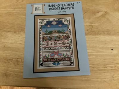 RAINING*FEATHERS CROSS STITCH CHART BY J.M.KEELING NEW CONDITION