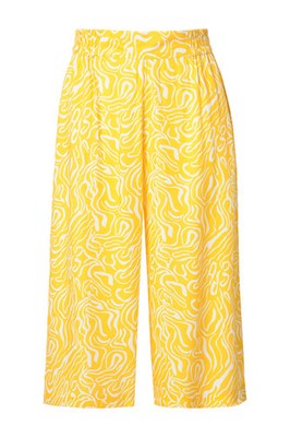 Studio Untold Damen große Größen Culotte Wide Legs Wave Print 840456