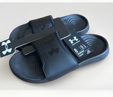 Under Armour Men's Ultimate Black Ignite Select Slides Size 8 New With Tag