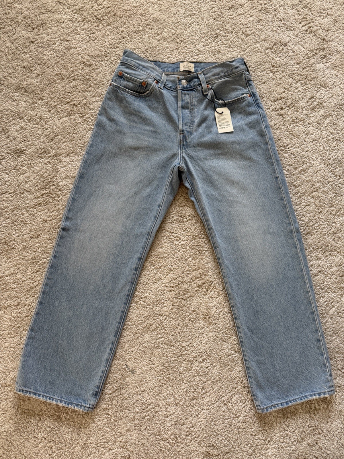 Levi’s 501 Original Fit Women’s Jeans High Rise Button FlyLightWash Size W26 L27