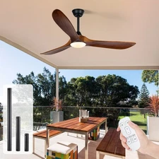 Wood Ceiling Fan with Light & Remote Quiet Reversible DC Fan Dimmable Clearance