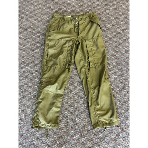 Vintage US Military Trousers Hot Weather Medium Regular Flyers Fire Resistant OG