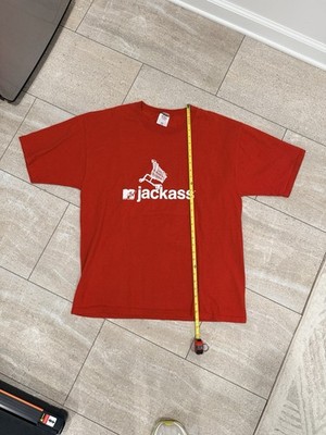 Vintage MTV Jackass Shopping Cart T Shirt XL Jerzees World Class