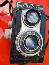 Ciro-Flex Model E TLR Film Camera w/ Wollensak 85mm f3.5 Lens - Untested