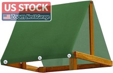 US Stock 43x90 Swing Set Canopy Replacement 600D Roof Cover Wood Frame