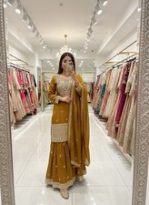 Salwar Kameez Pakistani Indian Wedding Party Wear Dress Bollywood Suit Sharara