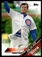 2016 Topps Update #FP-9 Craig Sager Chicago Cubs First Pitch