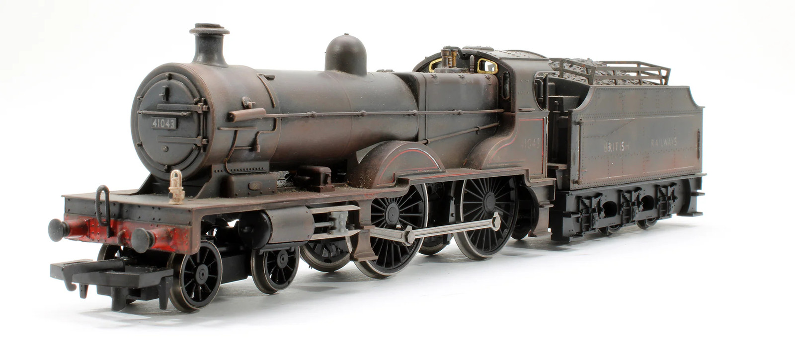 HORNBY OO GAUGE R175 BR BLACK CLASS 4P '41043' STEAM LOCOMOTIVE *WEATHERED*