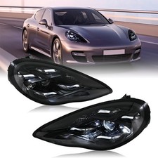 Pair LED Headlights Assembly For Porsche Panamera 970 2010-2013 Modified to 2022