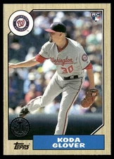 2017 Topps Update #US87-14 Koda Glover 1987 Topps Baseball 30th Anniversary