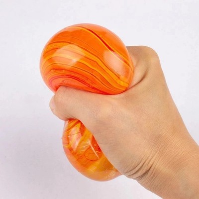 Stress Ball Nice Cube - Super Solid Squish (Blue Green Orange) - Brand New USA
