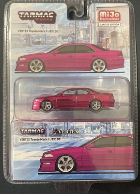 CHASE ! Tarmac Works 1:64 VERTEX Toyota Mark II JZX100   Red Metallic