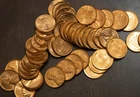 1956 D Lincoln Wheat Cents Choice BU Roll of 50 Coins 13 Available......Lot 4944