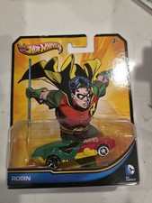 HOT WHEELS 2012 DC COMICS ROBIN W+