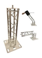 5.2 ft DJ Lighting Aluminum Truss Light Weight Dual Totem System Speaker Moun...