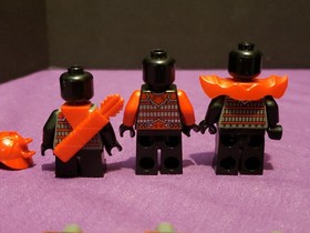 LEGO Ninjago Minifigure Lot Stone Army Warrior PARTS Red Yellow Blue *Read Desc*