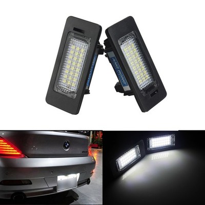 1 Paar Xenon Weiss LED Kennzeichenleuchte lampen für BMW 5er E39 Limousine 95-04