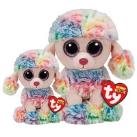 "Ty Beanie Boos, \"Rainbow\", Pudel, Unterschiedliche GröSsen"