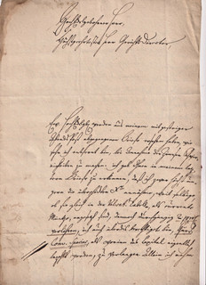 1791 Dresden gr Handschrift an Rittergut Adlerhof in Unterlauterbach