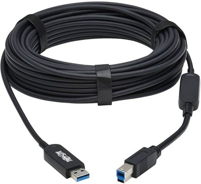 TRIPP-LITE USB 3.2 Gen 1 Plenum-Rated Glasfaser-Aktiv-Optisches Kabel 20MTR U328
