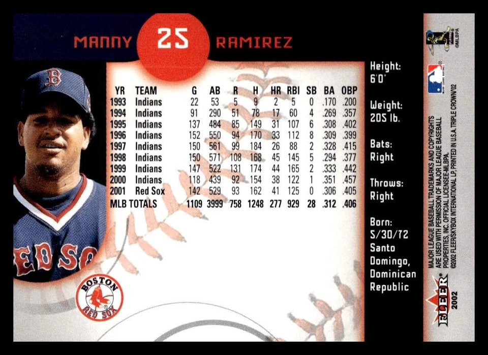 2002 Fleer Triple Crown Baseball Pick Your Card - Image 2 of 2