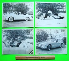 Lot/4 Original 1950's PORSCHE & MGA MIAMI SPORTS CAR CLUB PHOTOS Harry Fry VG++