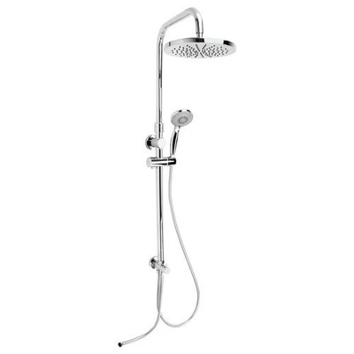 Idro-Bric Scacol0061cr Shower System 2 Heads Stainless Steel